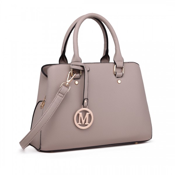 LT1752 - Miss Lulu Medium Tote Handbags Tan